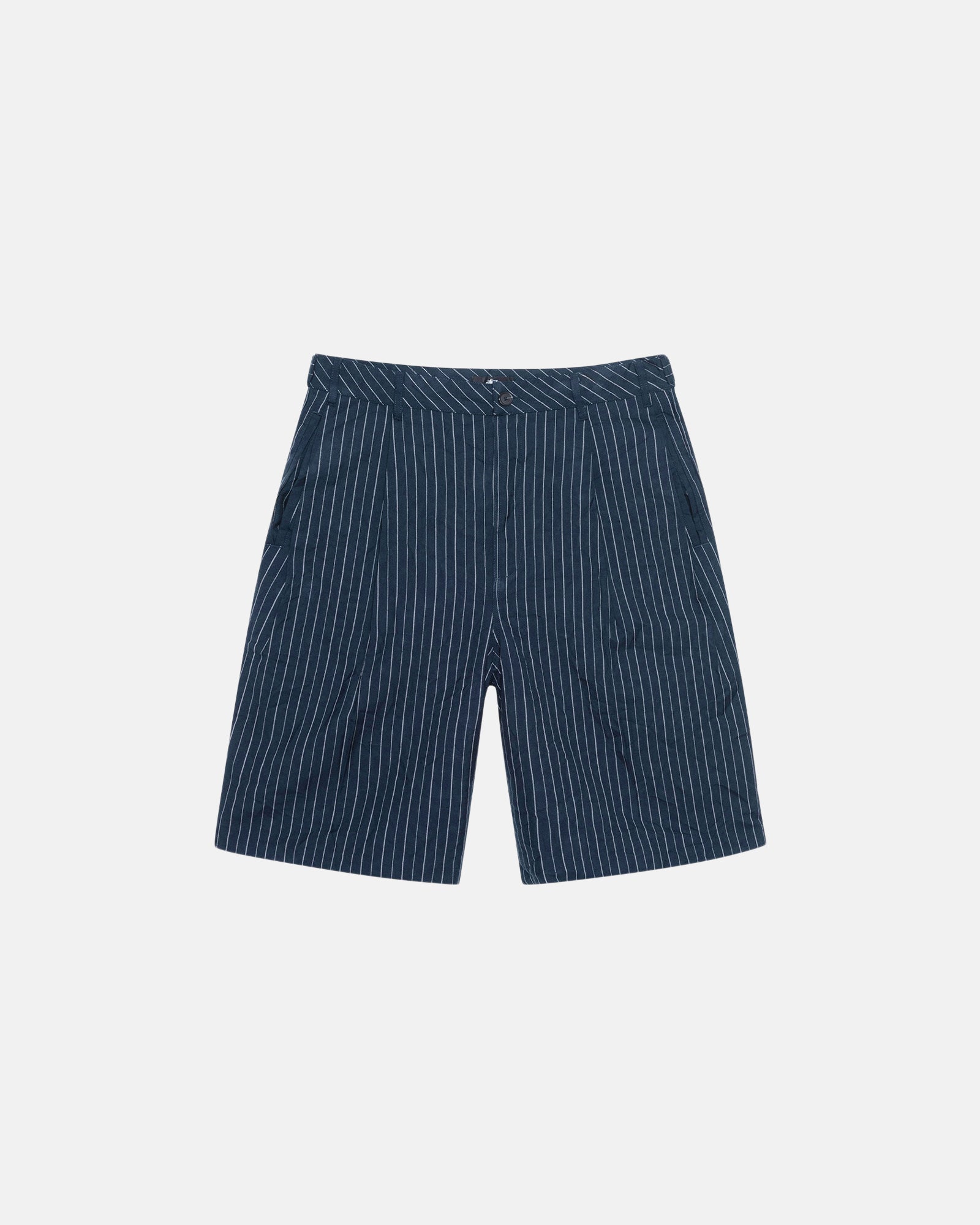 VOLUME PLEATED SHORT WRINKLED STRIPE