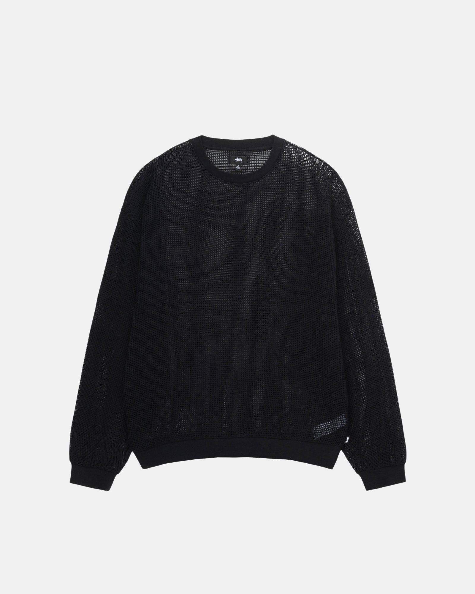 Cotton Mesh Ls Crew - Unisex Sweaters & Knits | Stüssy