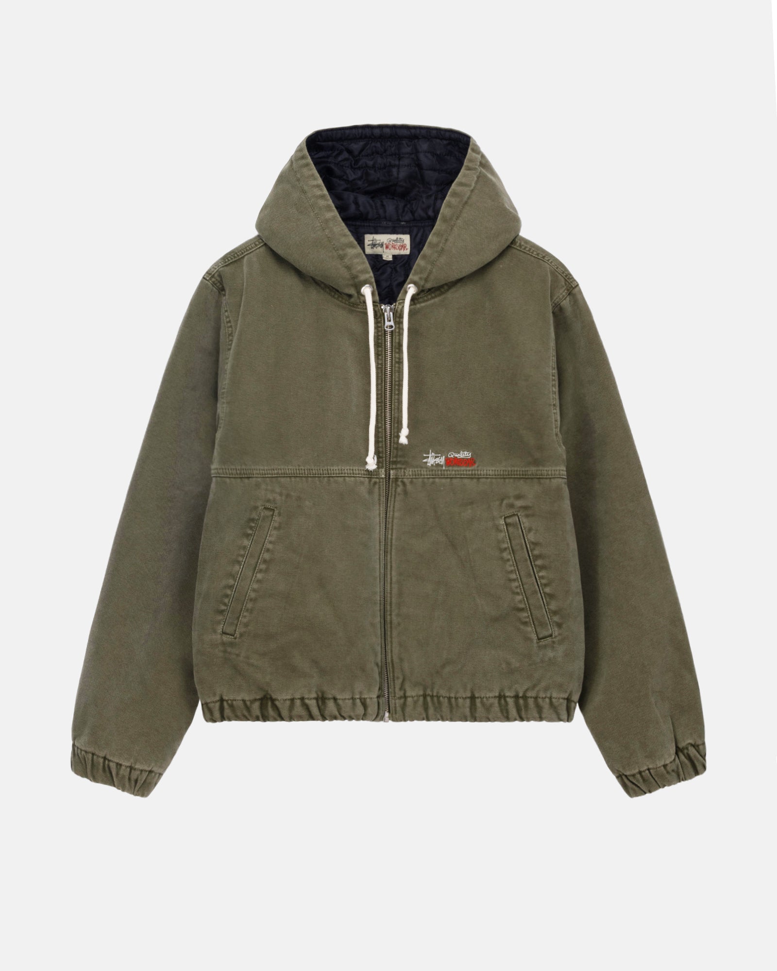 palacestussy insulated canvas work jacket