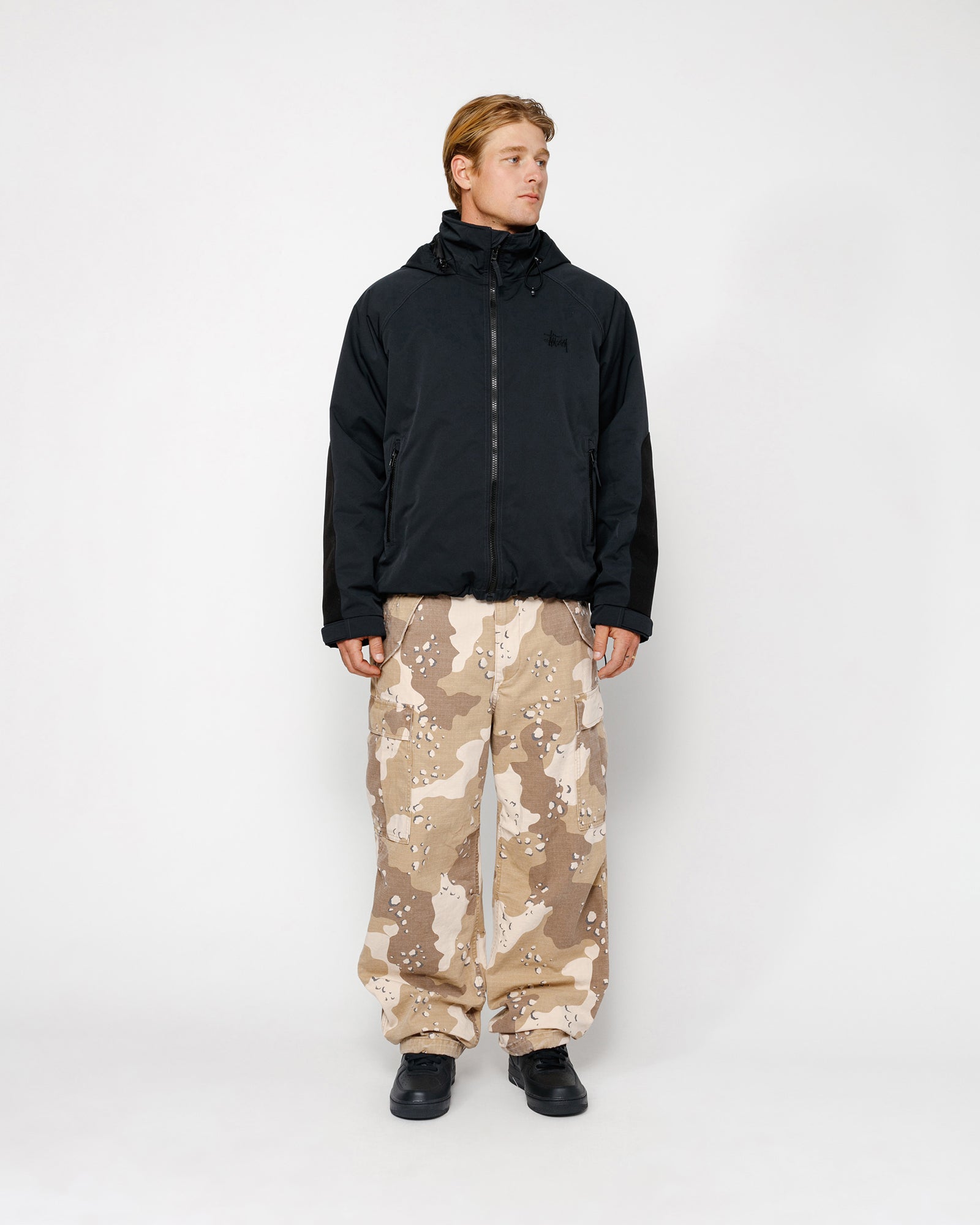 Short Military Parka in black – Stüssy