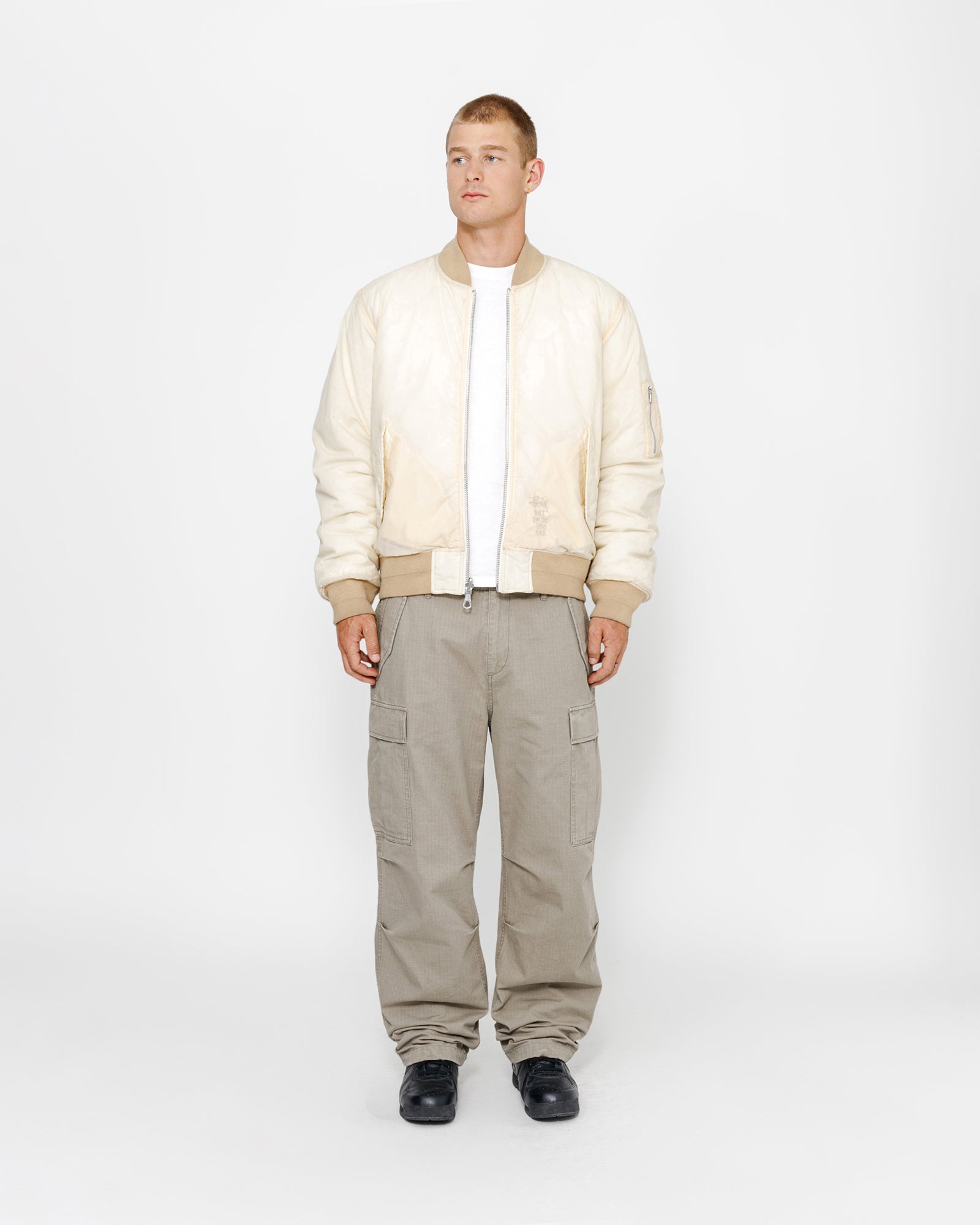 Shops Cream bomber jacket