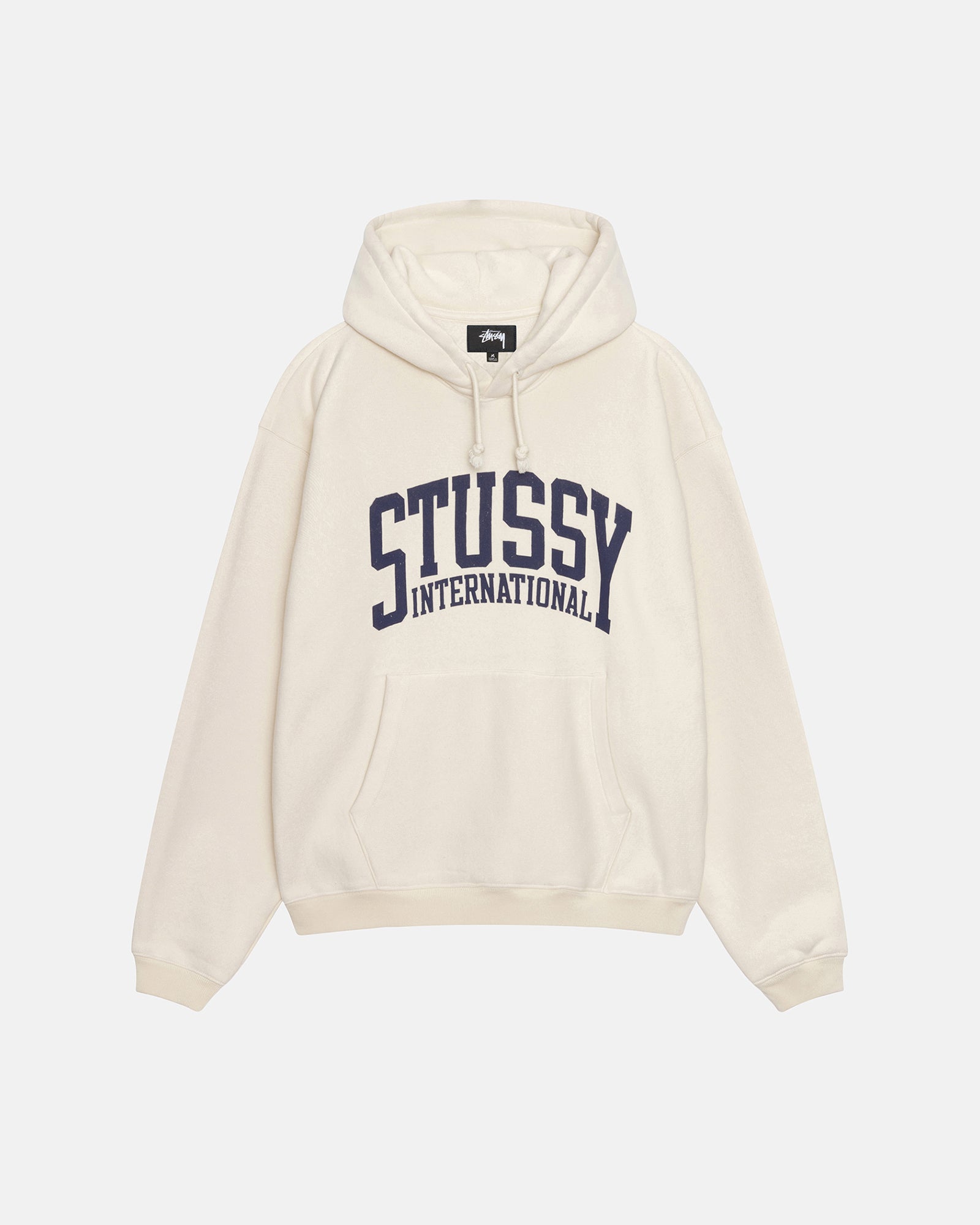 Relaxed Hoodie International in ivory Stussy