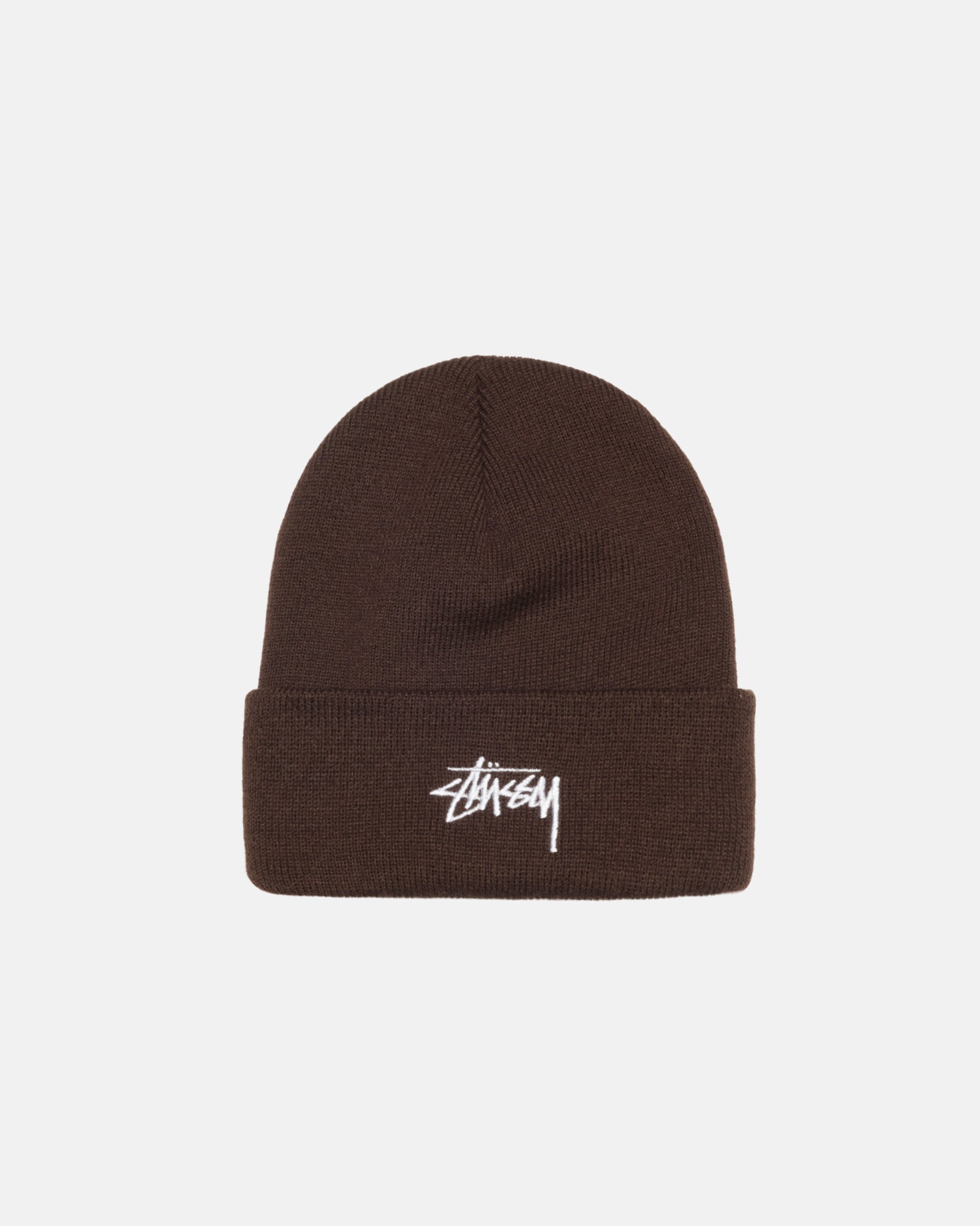 Cuff Beanie Stock in coffee – Stüssy