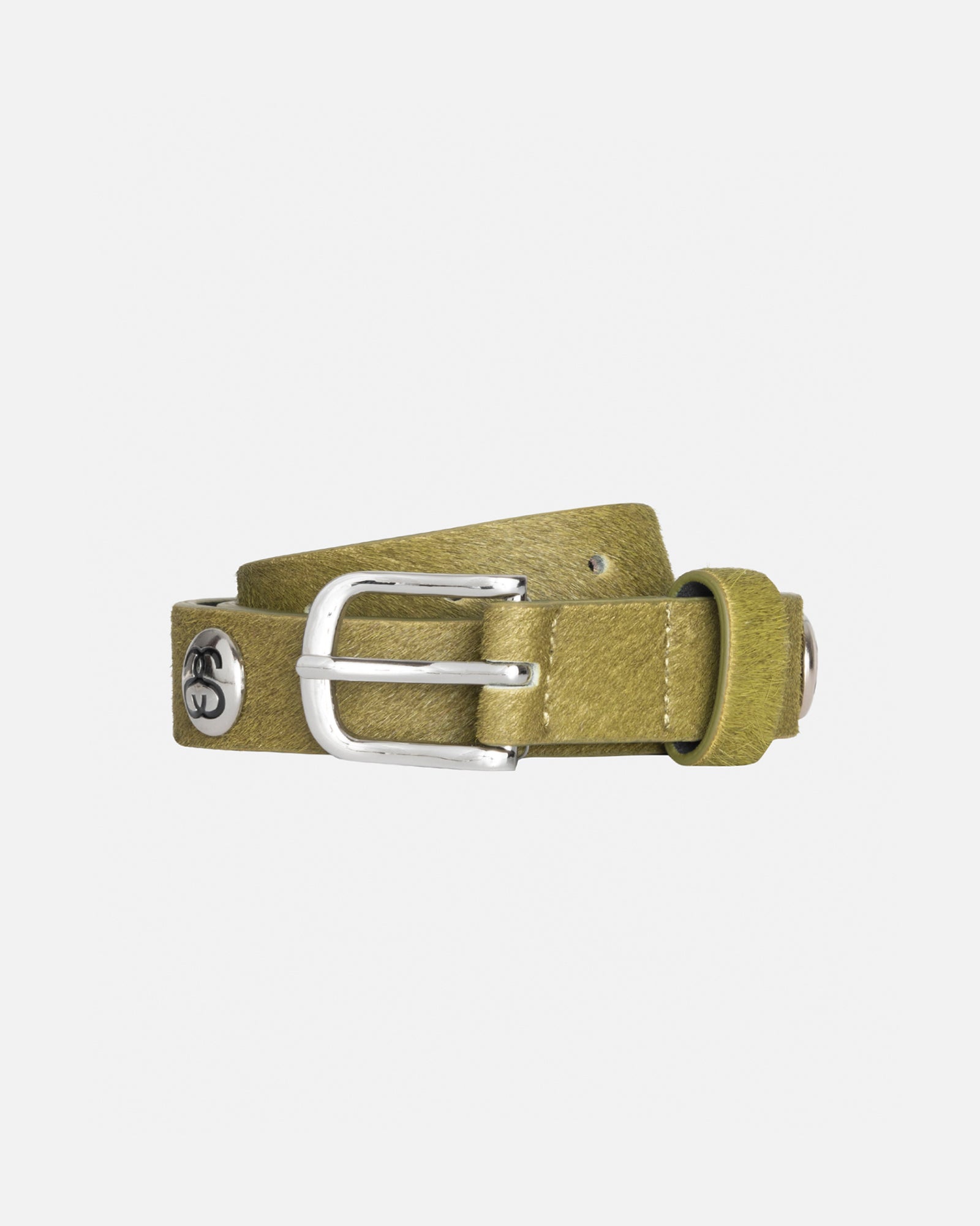 Ss-Link Studded Belt in hairy moss – Stüssy