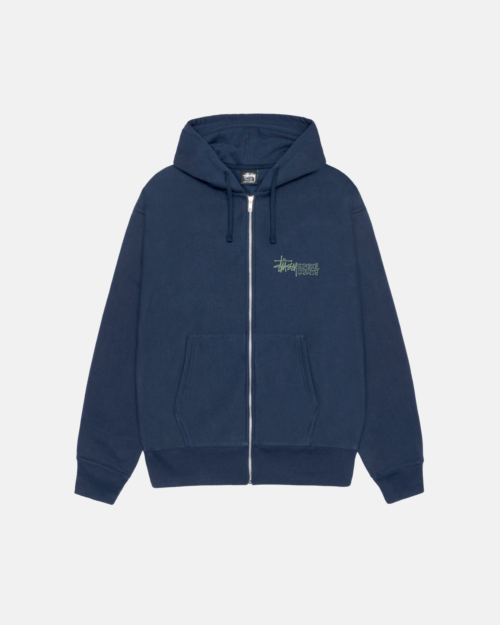 Stussy Logo Hoodie Navy popular Size XL