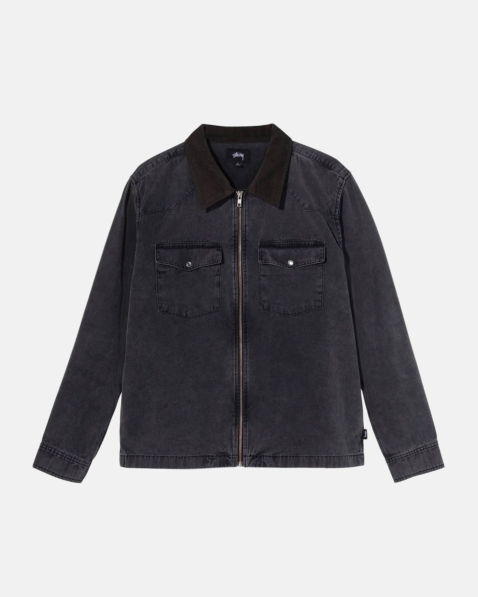 WASHED CANVAS WORK SHIRT