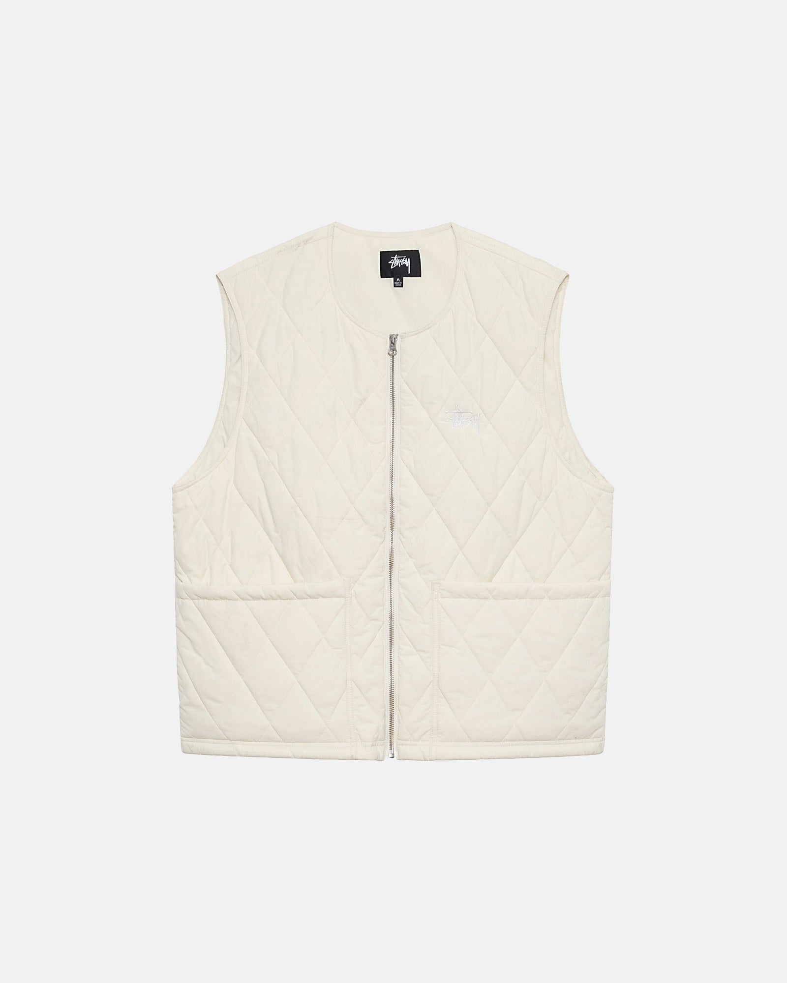 Diamond Quilted Vest - Unisex Jackets & Outerwear | Stüssy