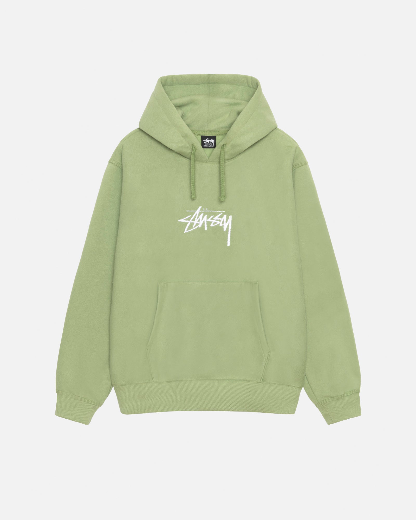 Stock Logo Applique Hood - Mens Long Sleeve Sweatshirt | Stussy