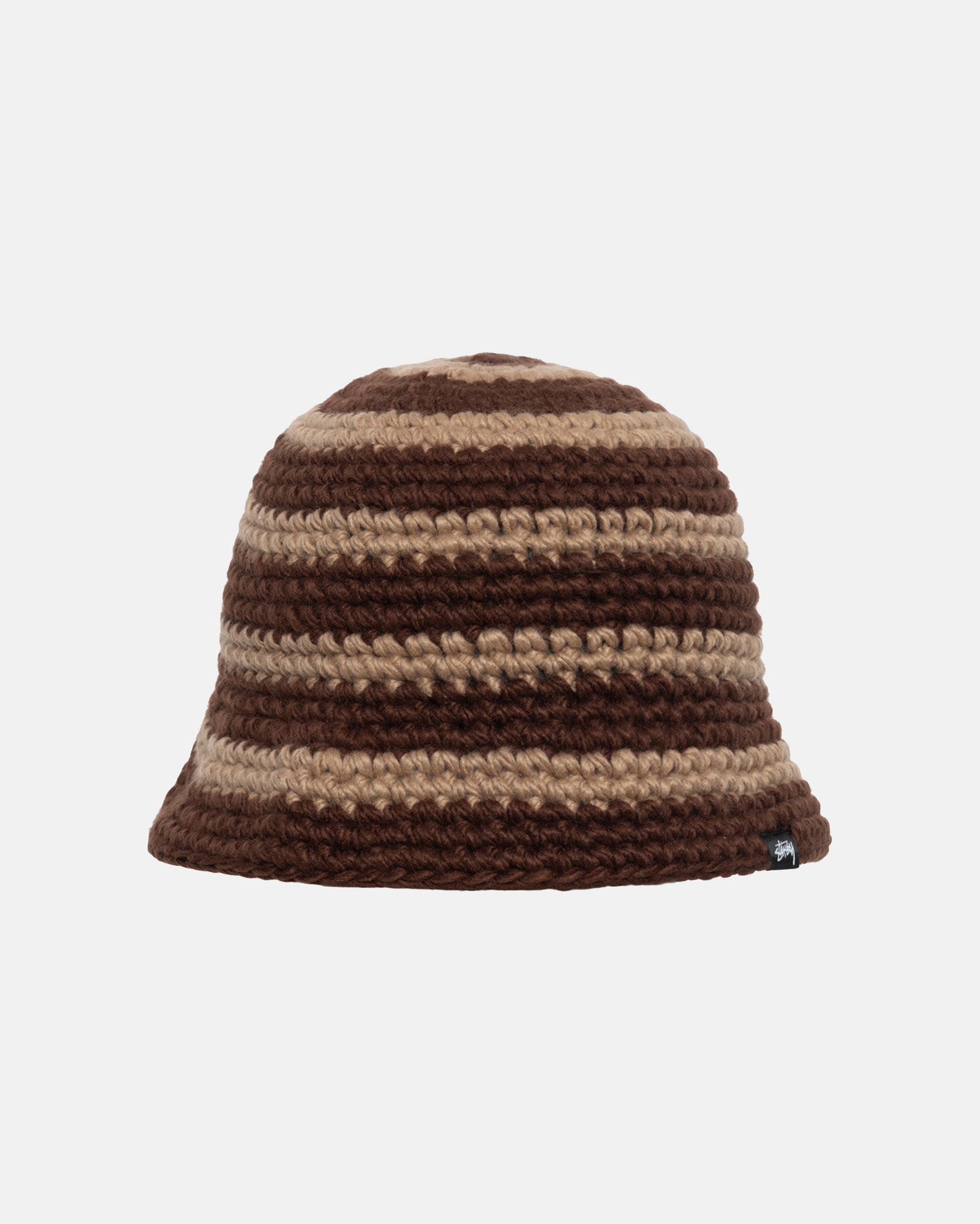 STUSSY SWIRL KNIT BUCKET HAT-