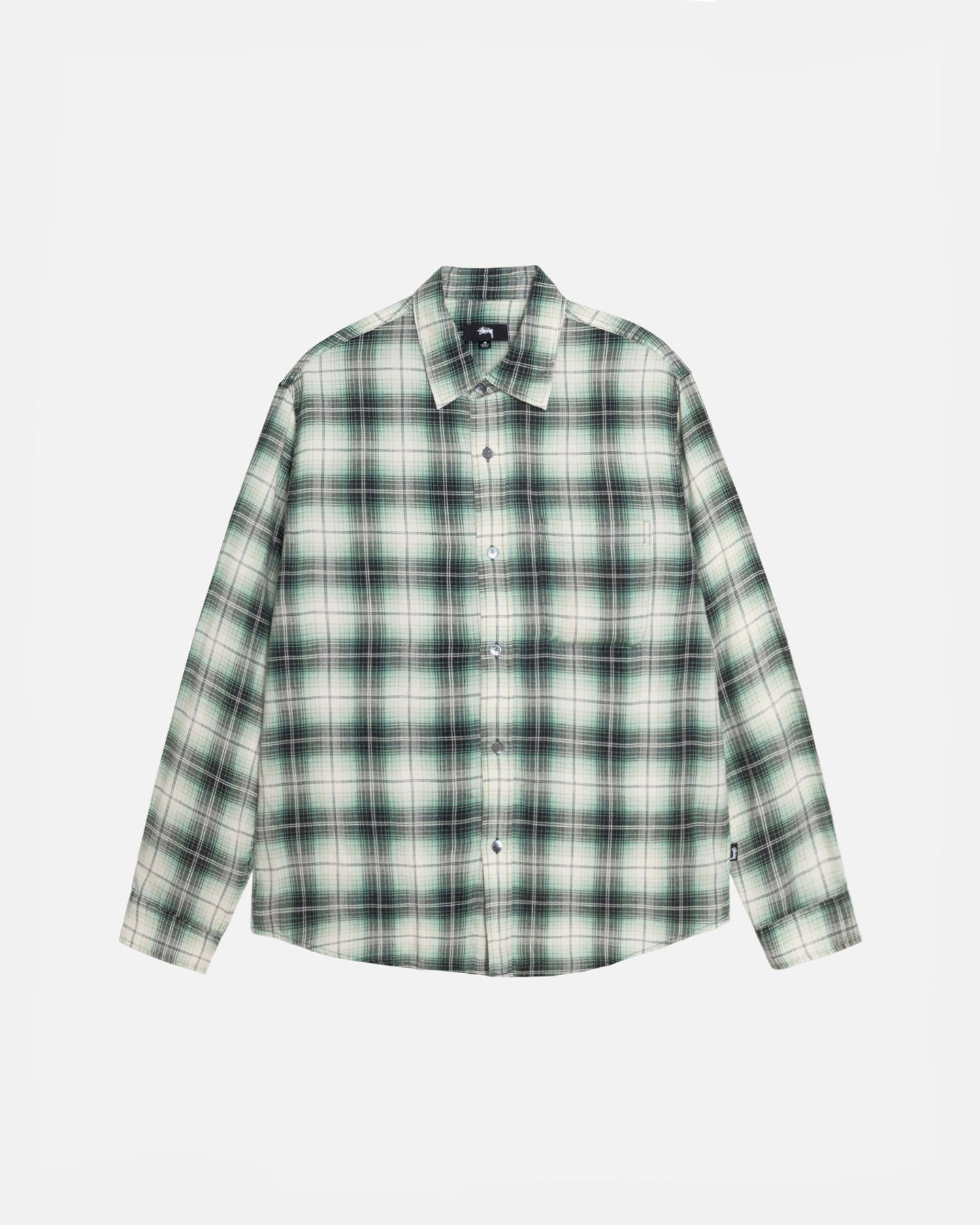 Matthew Shirt Lg Printed Plaid in black – Stüssy