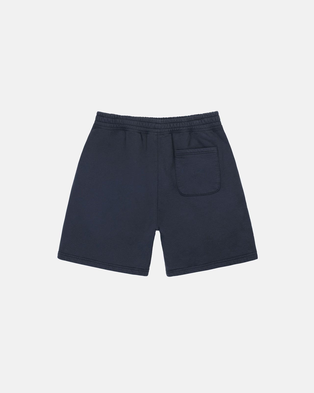 Overdyed Stock Logo Sweat Short in navy – Stüssy