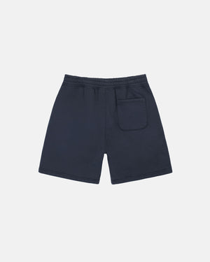 Overdyed Stock Logo Sweat Short in navy – Stüssy