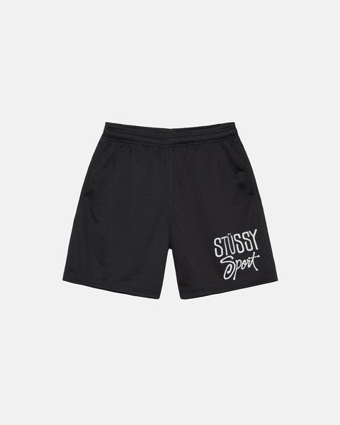 Mesh Short Sport in black – Stüssy