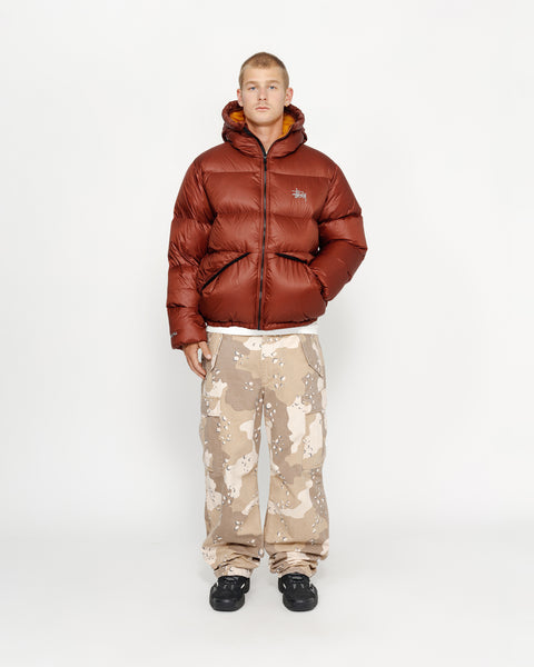 Down Parka Micro Ripstop in brick – Stüssy