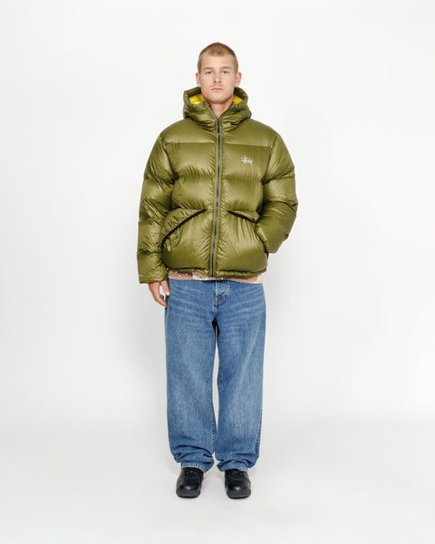 Down Parka Micro Ripstop in olive – Stüssy