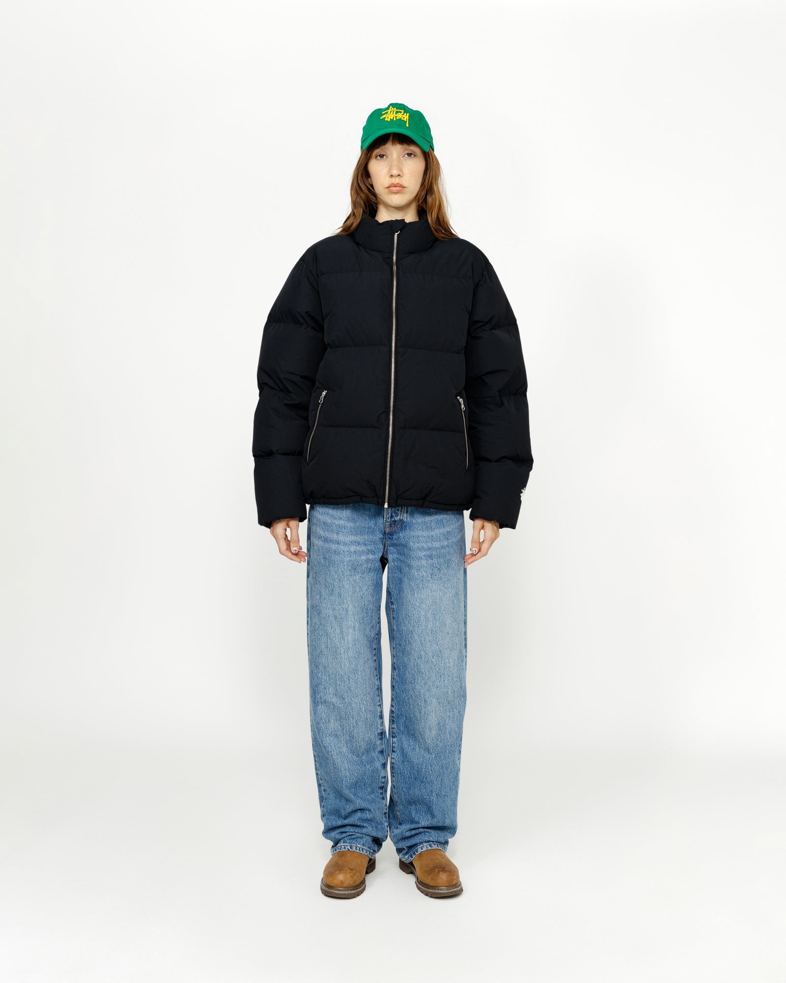 Down Puffer Nylon in black – Stüssy