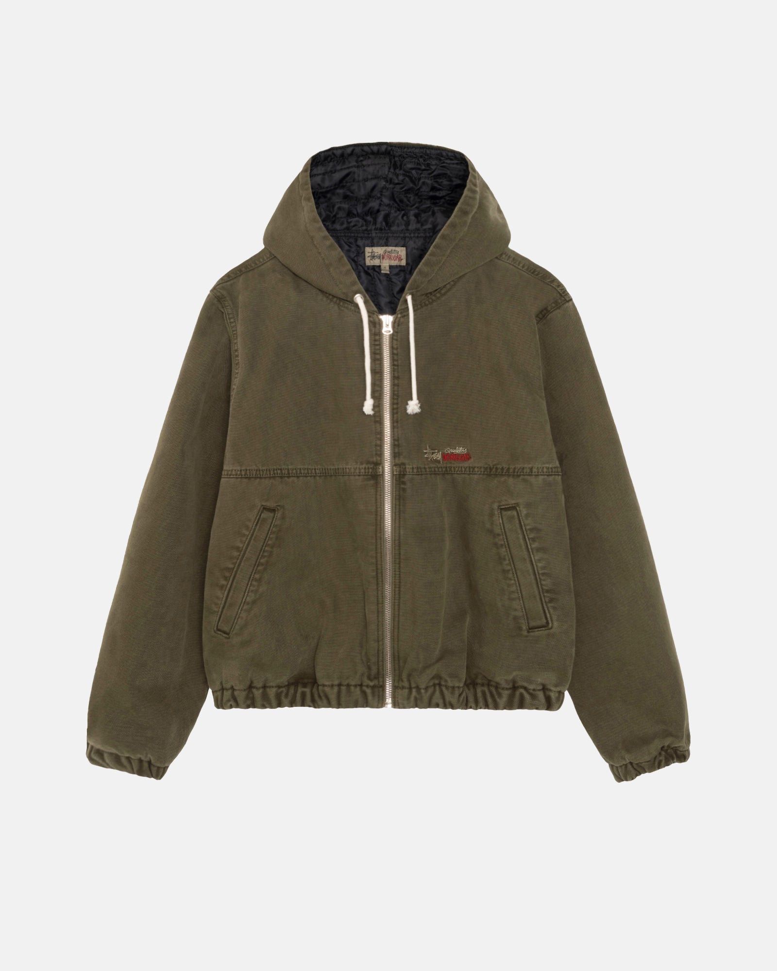 Work Jacket Insulated Canvas in olive – Stüssy