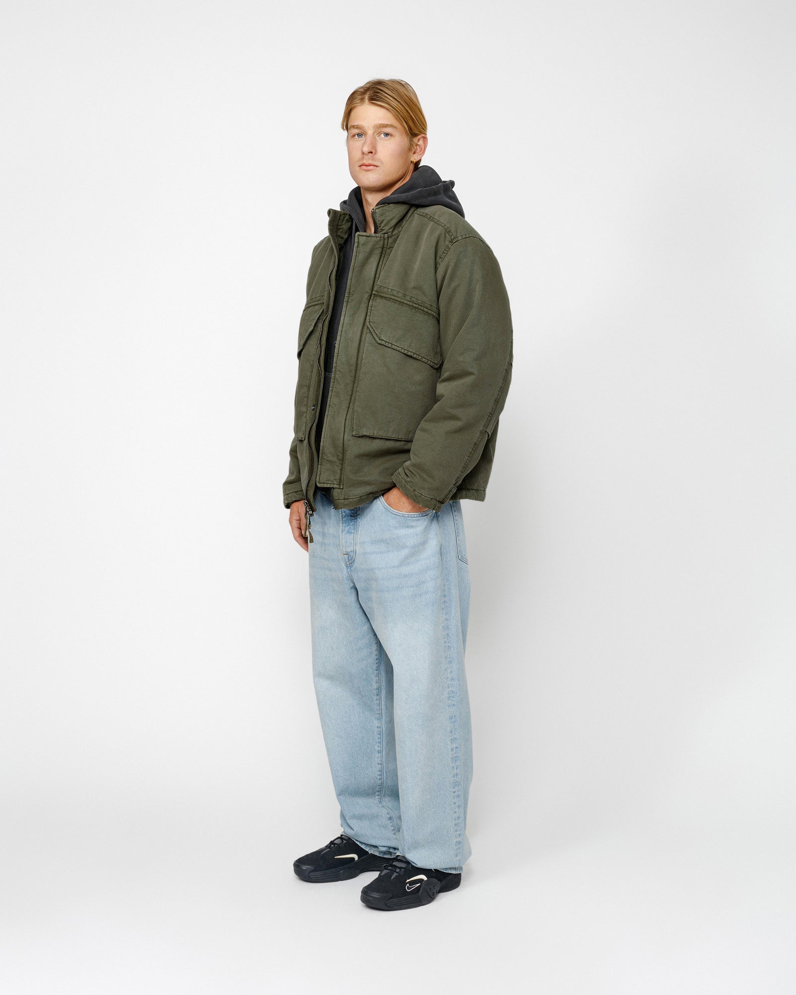 Insulated Field Jacket in olive – Stüssy