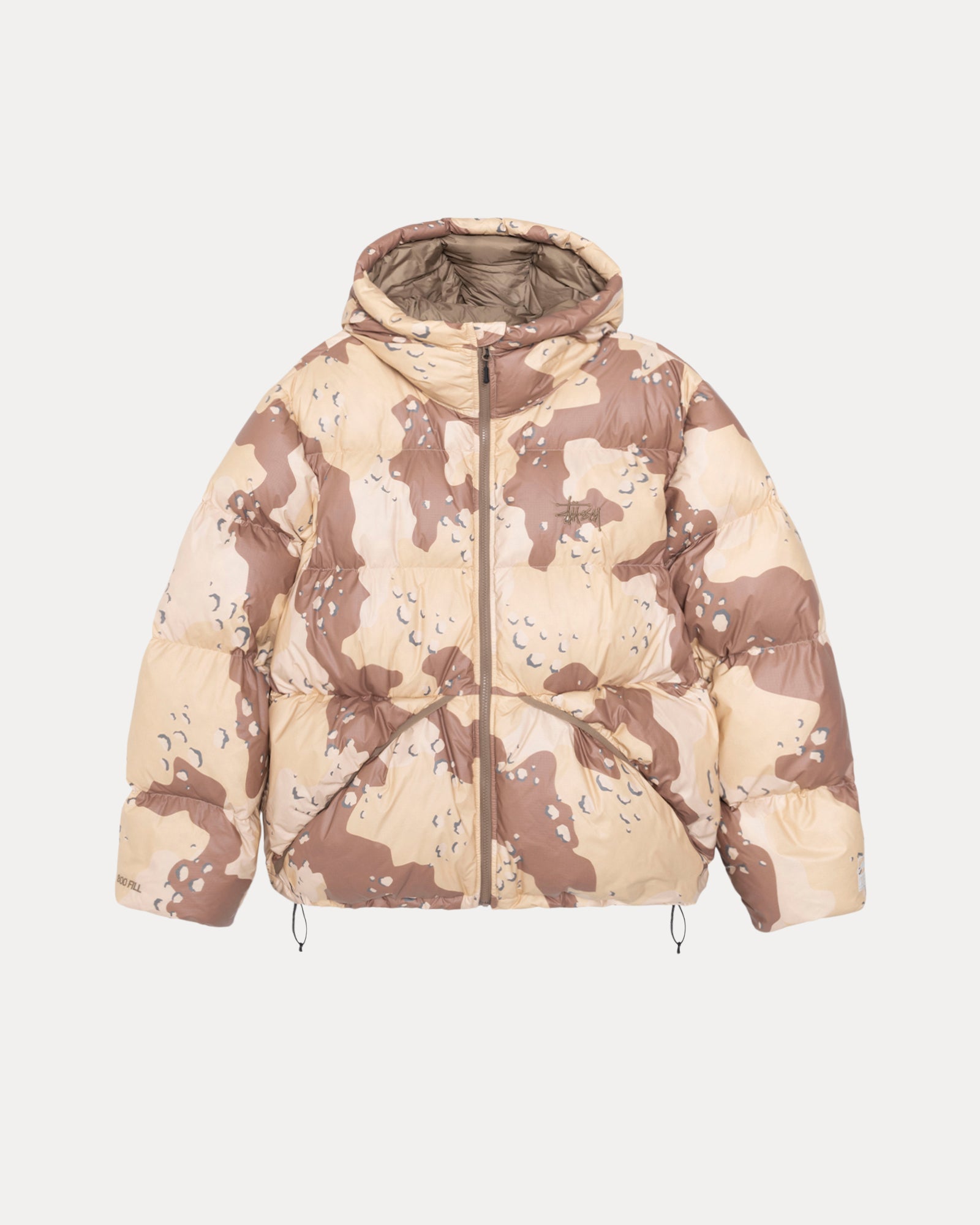 Stussy camo puffer jacket outlet