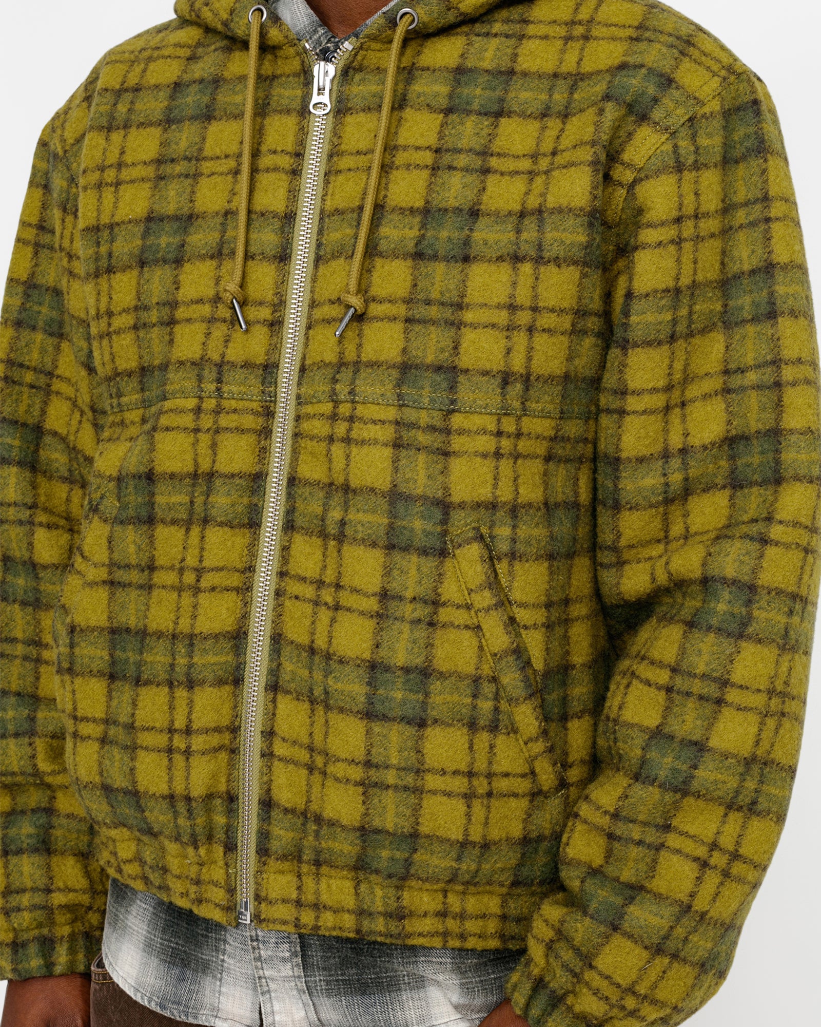 Limited edition plaid Stüssy good Jacket