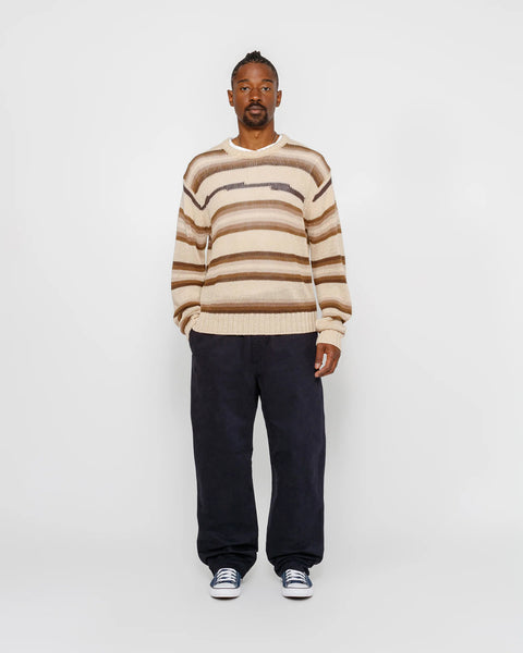 STÜSSY BEACH PANT BRUSHED COTTON NAVY PANTS | hero:hover:collection:new-arrivals,pants,all