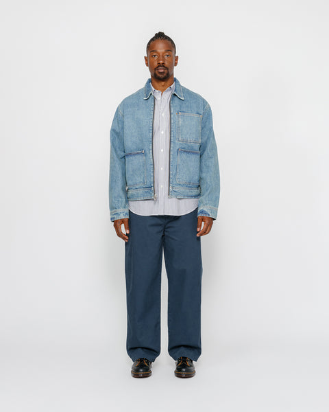 STÜSSY CHINO WORK PANT NAVY PANTS | hero:hover:collection:new-arrivals,pants,all