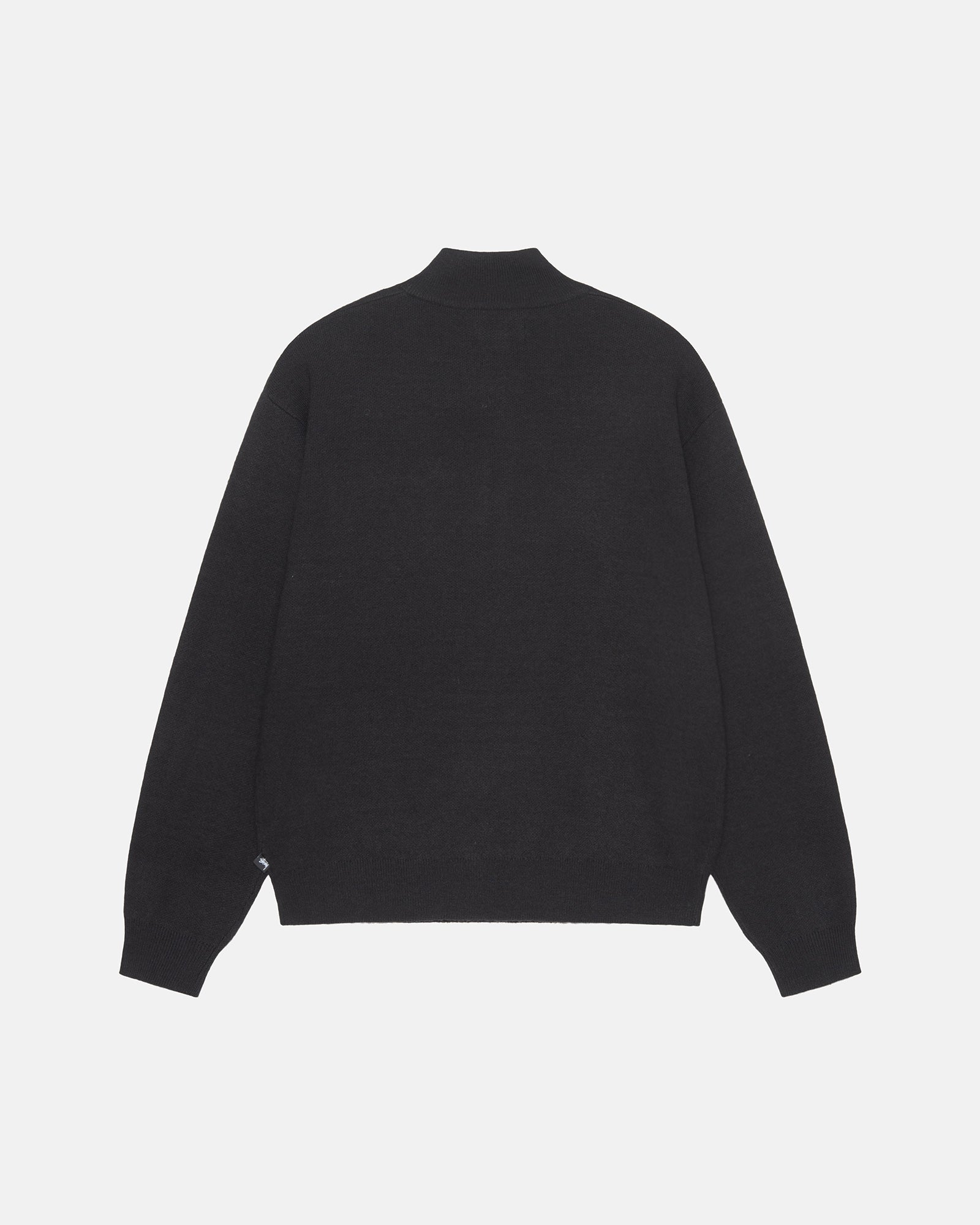 HALF ZIP MOCK NECK SWEATER