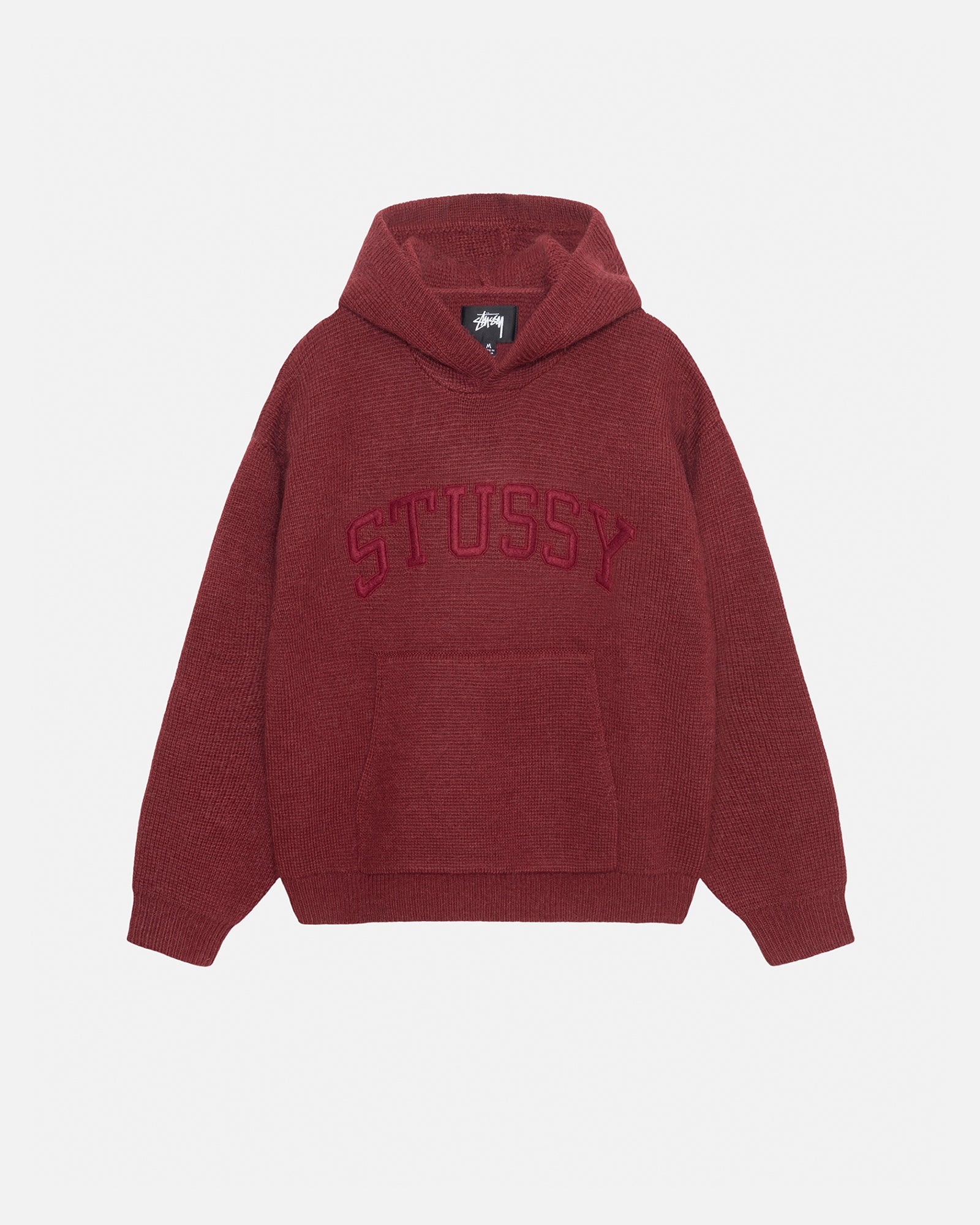 Stussy burgundy hoodie deals