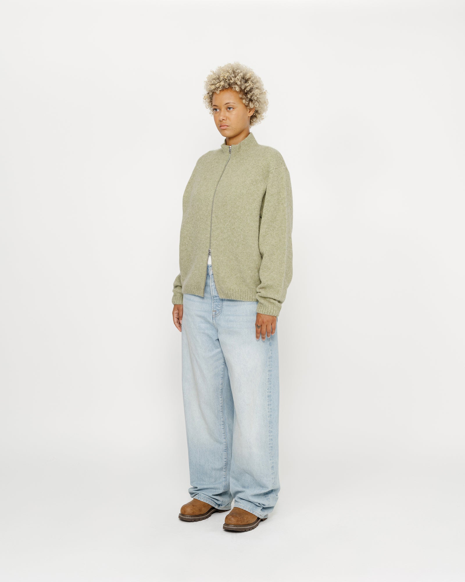 Merino full zip sweater store