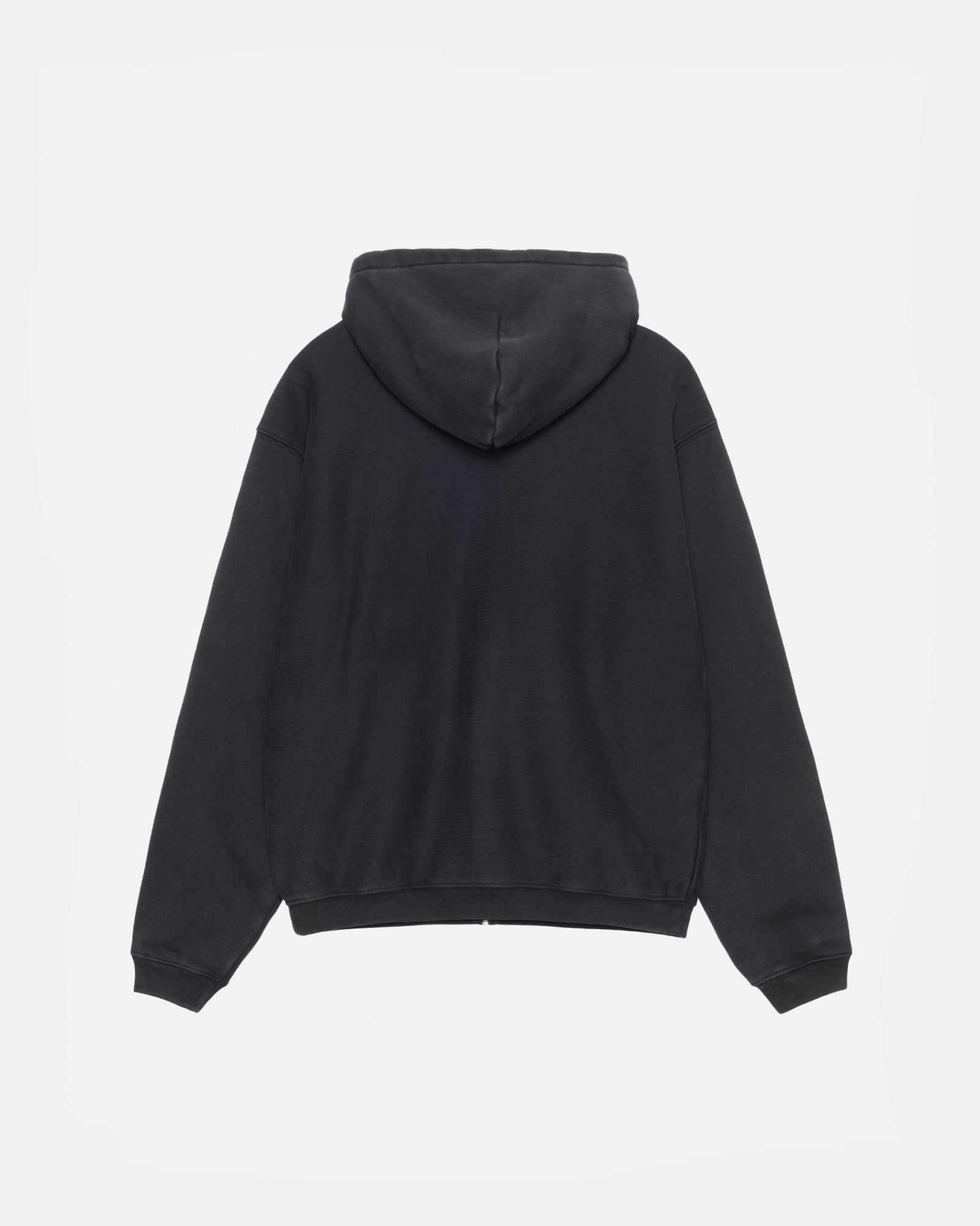 Outline Zip Hoodie in washed black – Stüssy