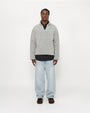 WOOL BLEND SHERPA PULLOVER