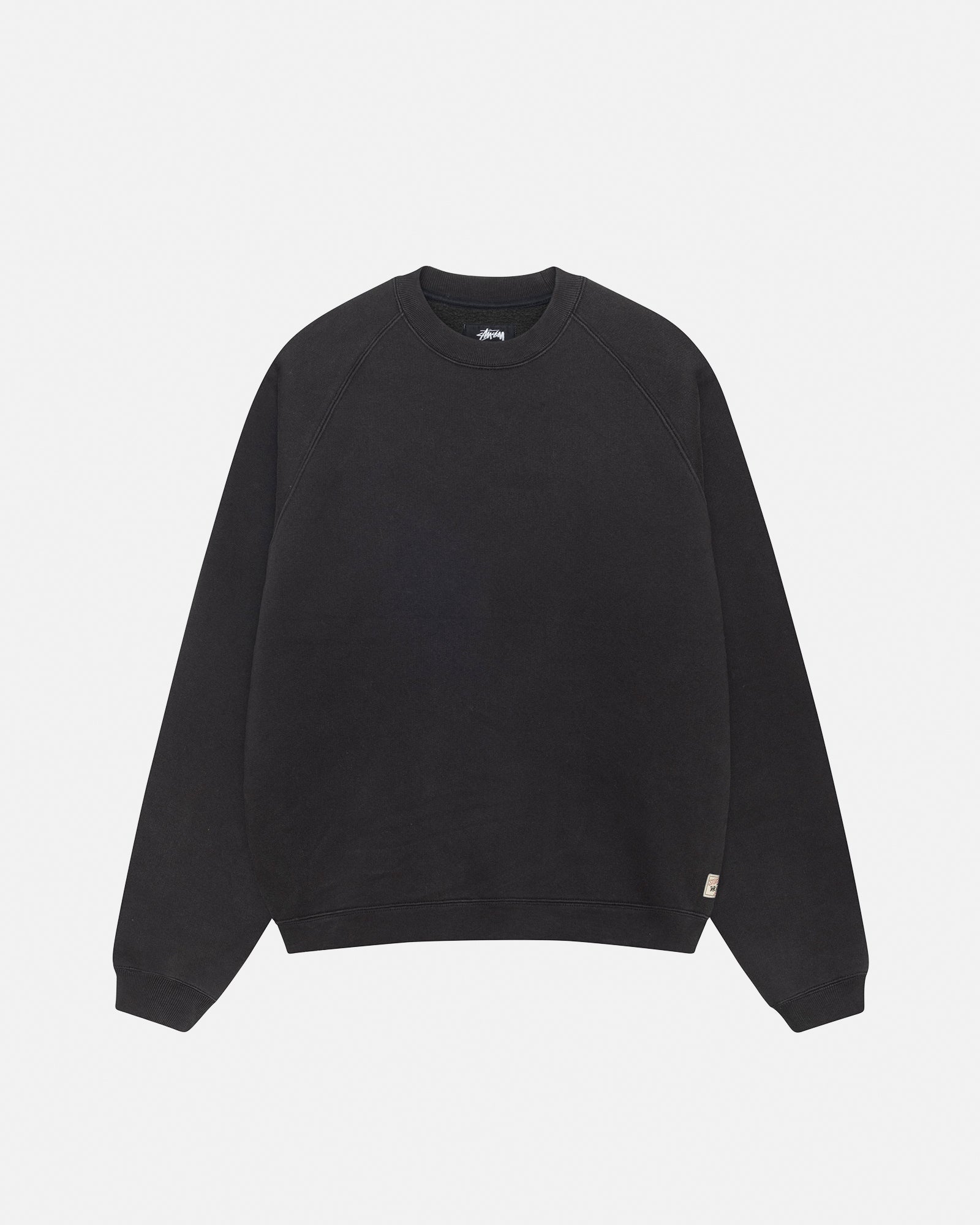 All fashion black crew neck sweater