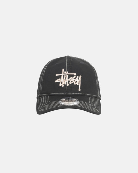 STÜSSY NEW ERA 9TWENTY BASIC TRUCKER BLACK HEADWEAR