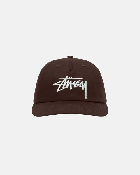 STÜSSY MID-DEPTH BIG STOCK SNAPBACK OAK HEADWEAR