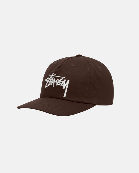 STÜSSY MID-DEPTH BIG STOCK SNAPBACK OAK HEADWEAR