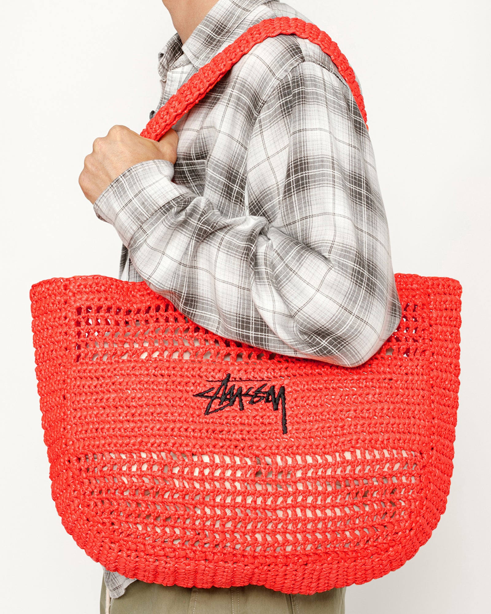 RAFFIA TOTE BAG