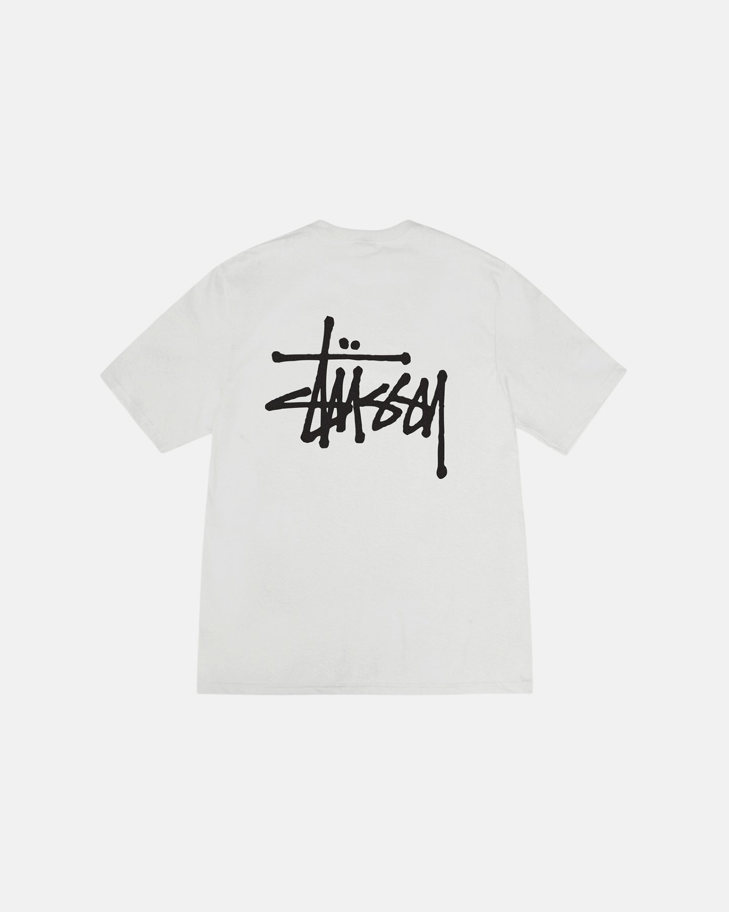 Basic Stüssy Tee in fog – Stüssy