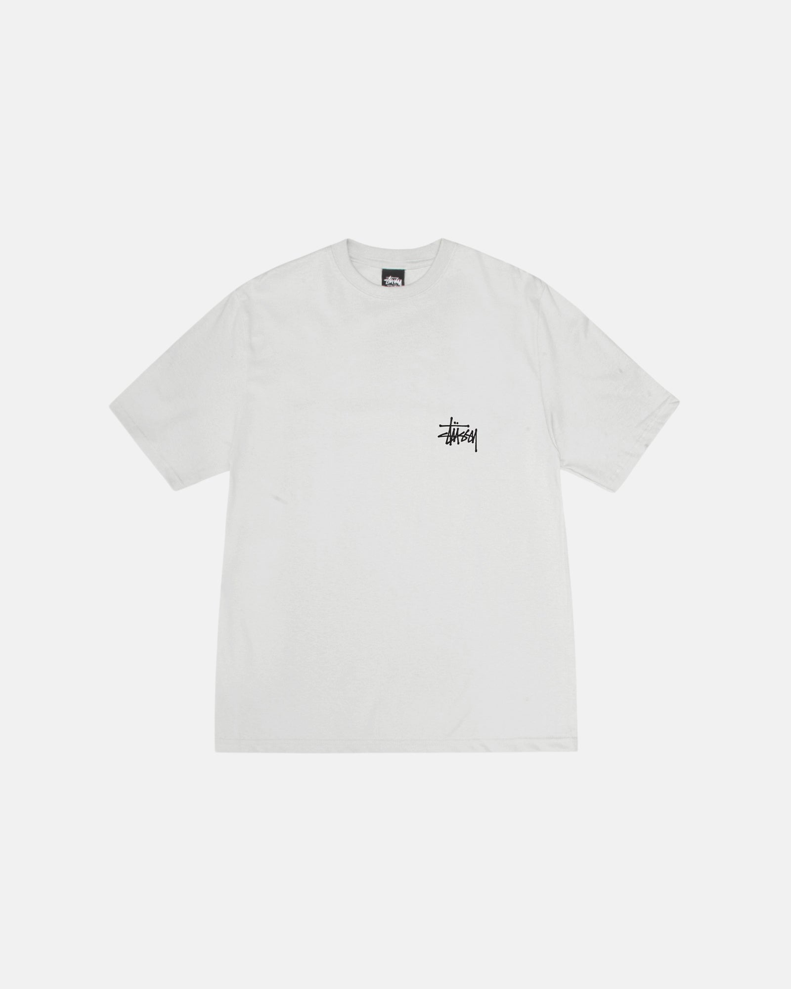 Basic Stüssy Tee in fog – Stüssy