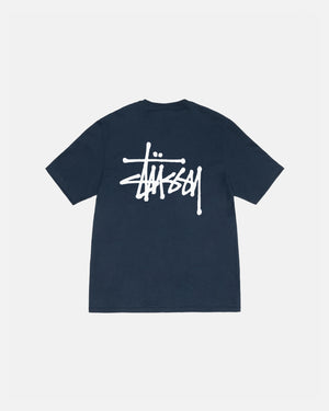 Basic Stüssy Tee in navy – Stüssy