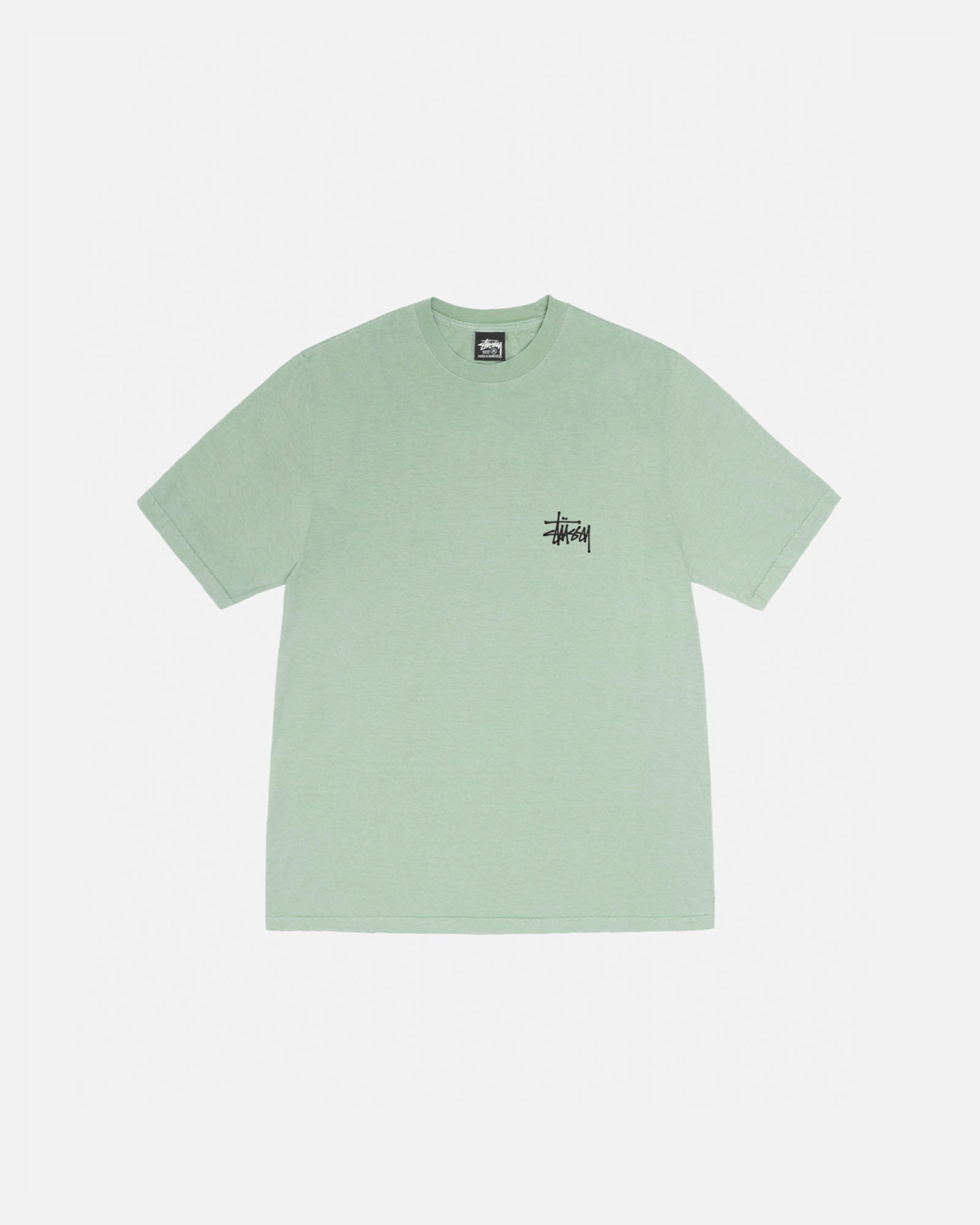 STÜSSY CALIFORNIA GROWN TEE PIGMENT DYED GRANITE SHORTSLEEVE