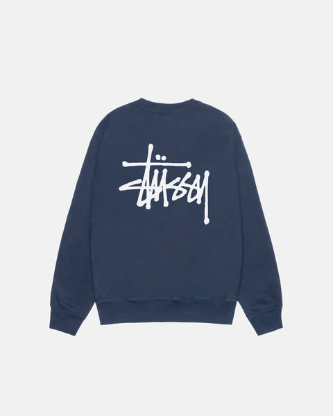 STUSSY NWOT USofA logo cheapest navy crewneck swe