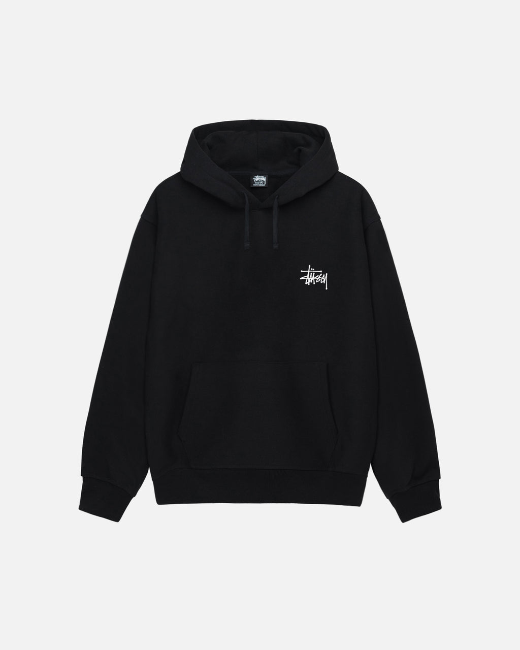 Basic Stüssy Hoodie In Black – Stüssy