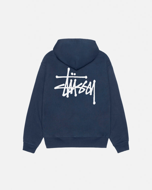 Basic Stüssy Hoodie in navy – Stüssy