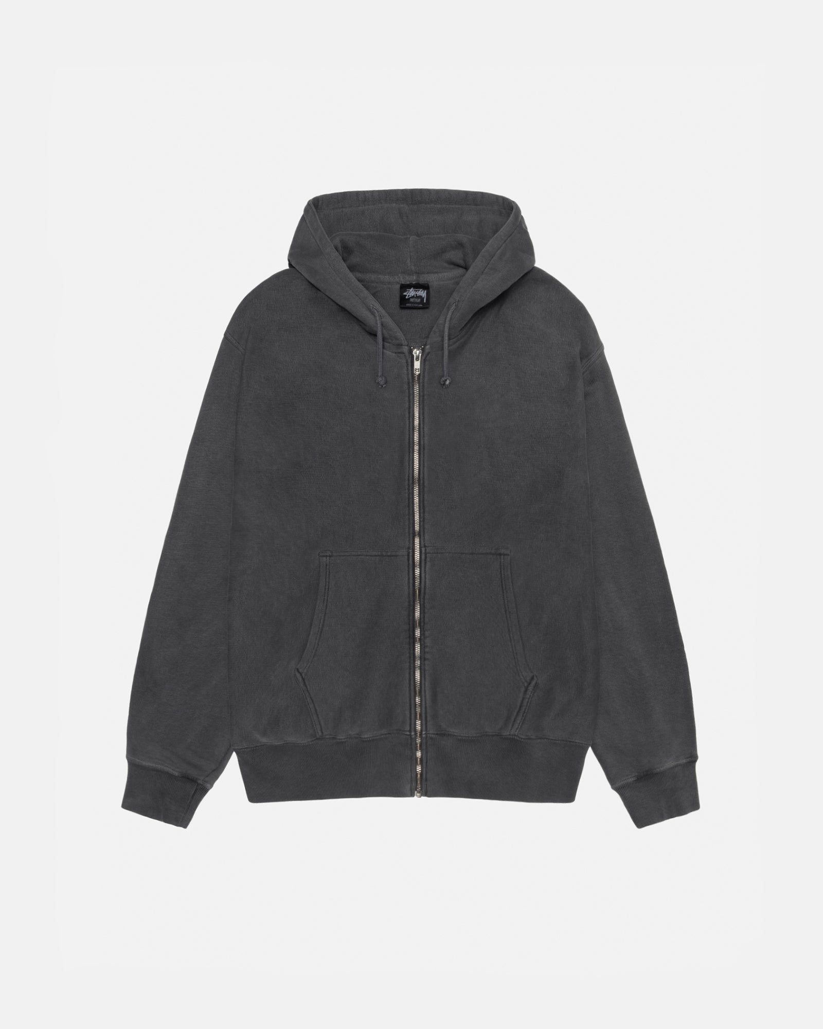 Stussy black zip hoodie online