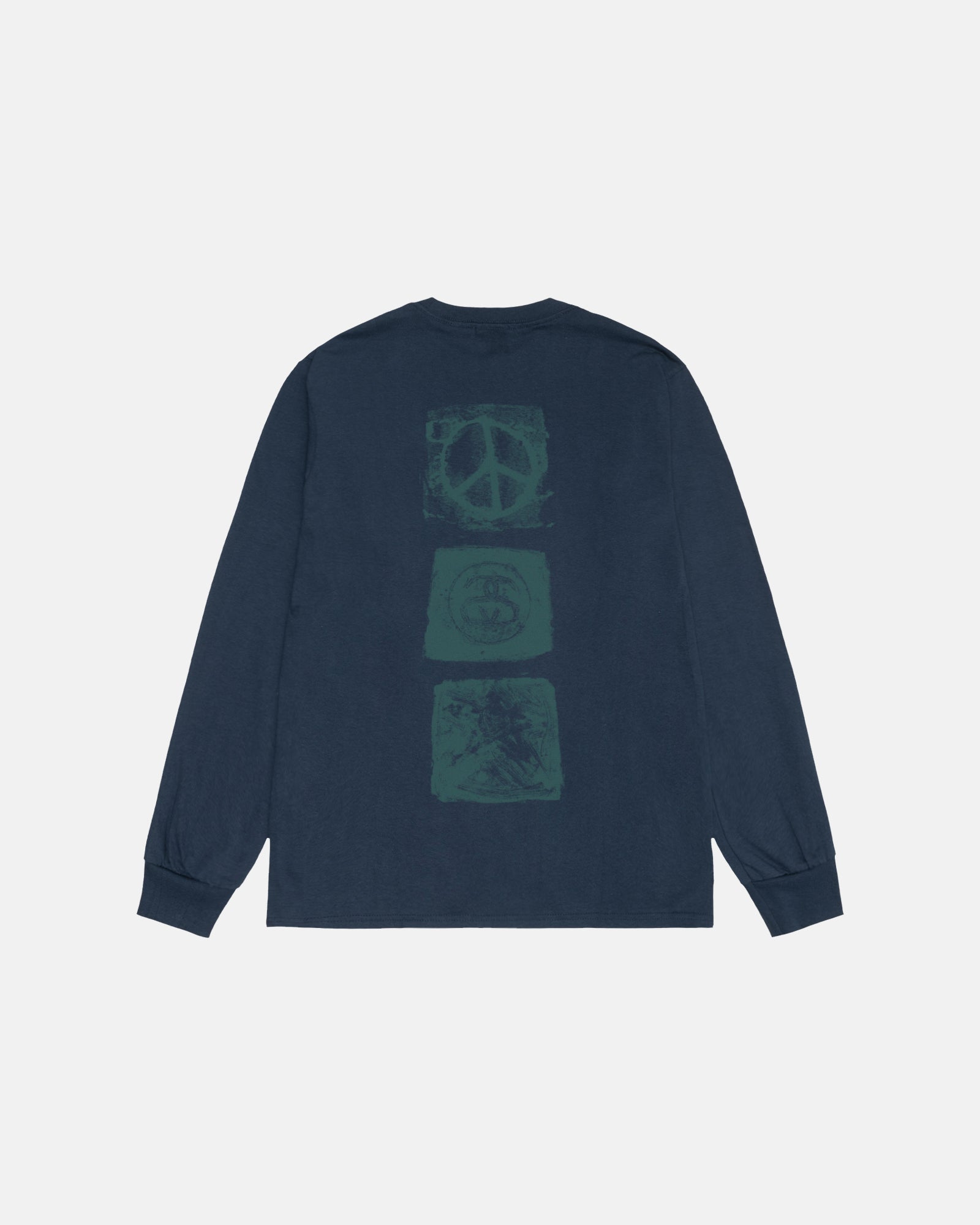 Mono LS Tee in navy – Stüssy