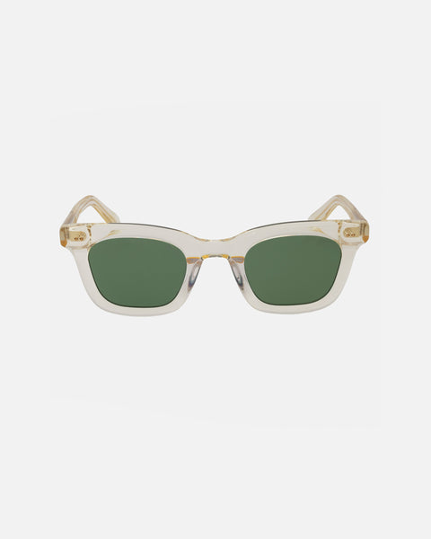 Ace Sunglasses in bone / green – Stüssy