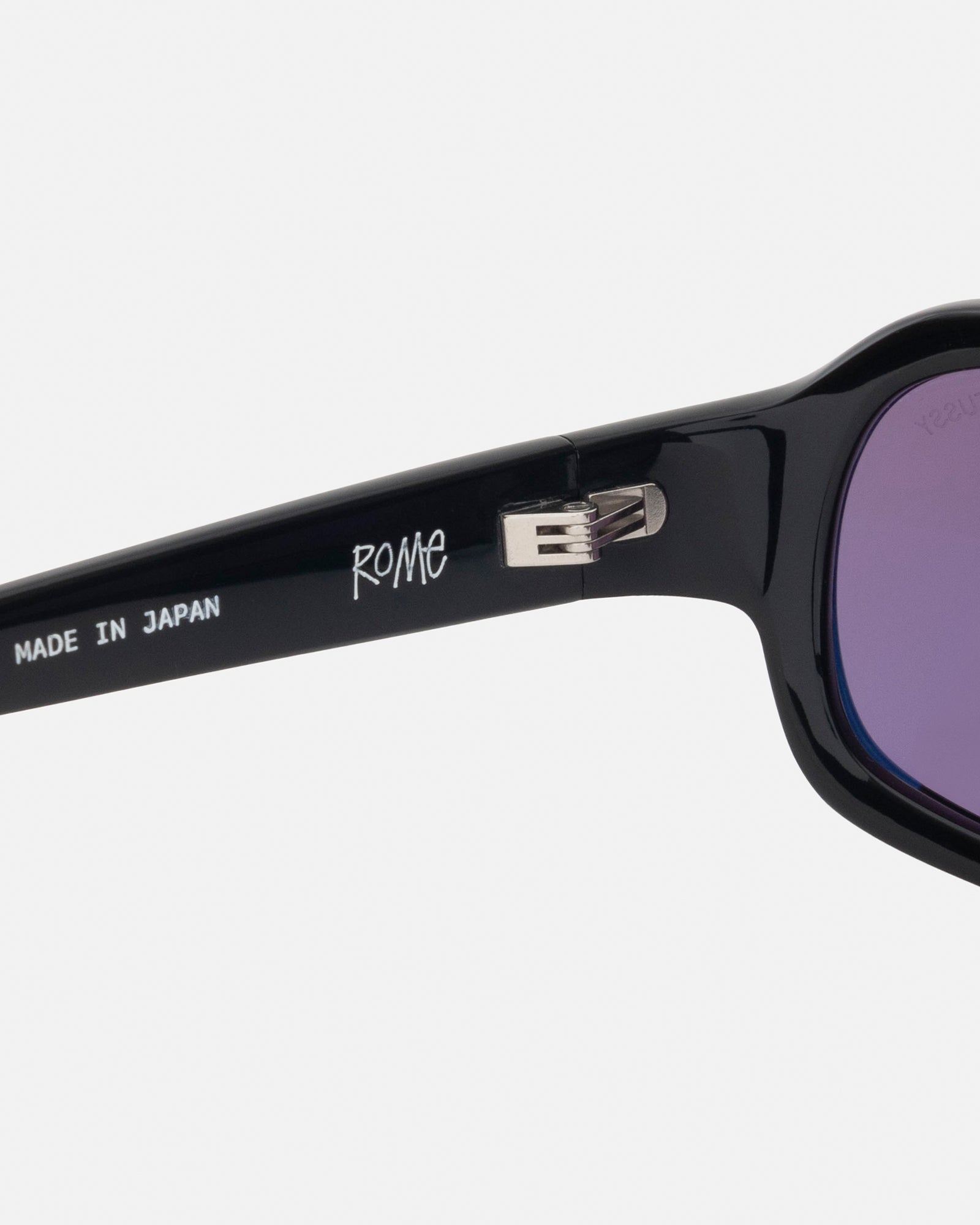 Rome Sunglasses in black / lavender – Stüssy