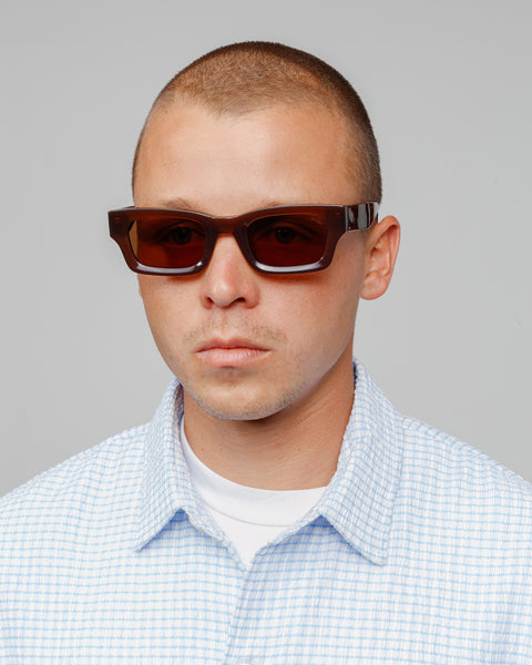 Stüssy Vincent Sunglasses Espresso / Brown Lens Eyewear