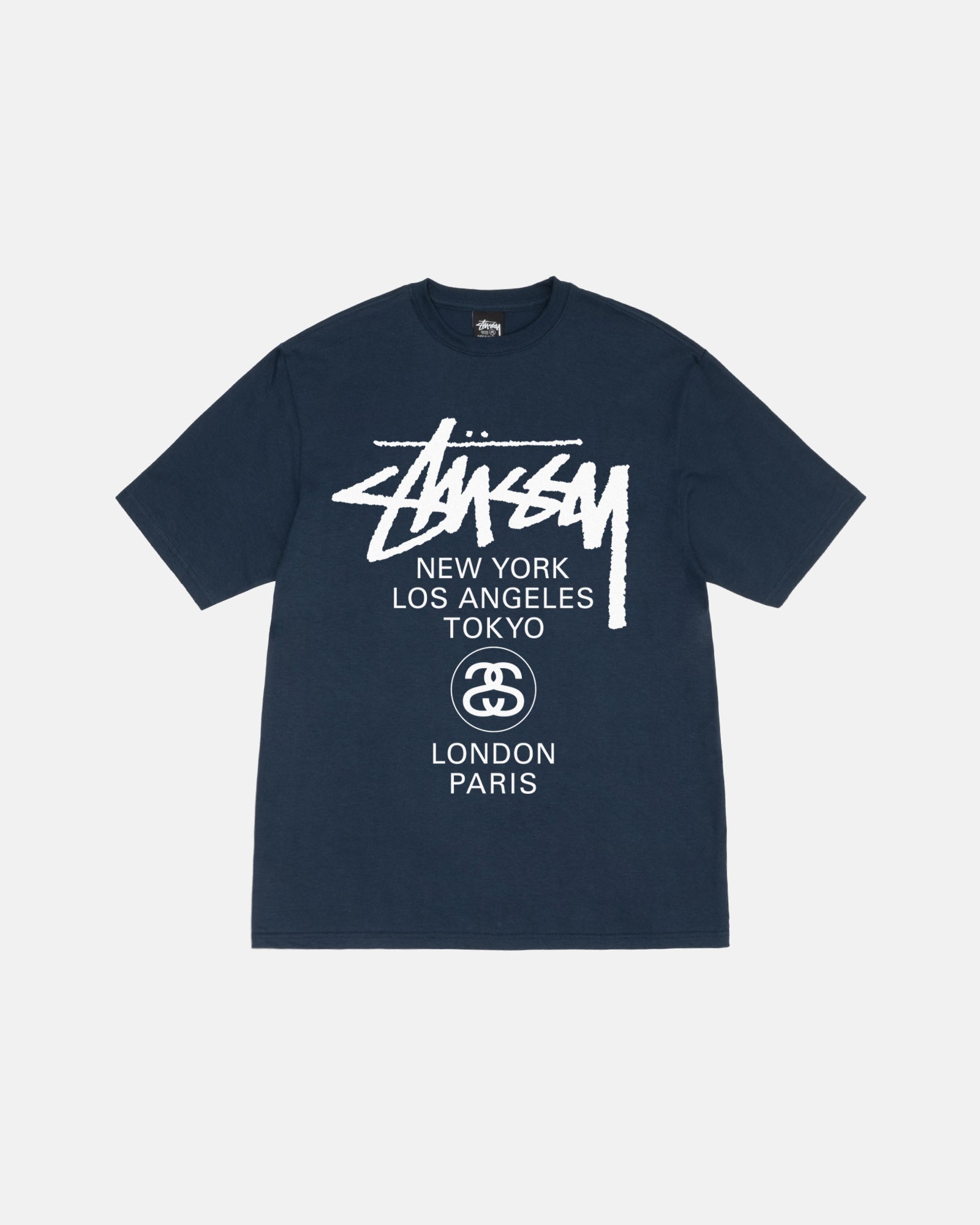 World Tour Tee in berry – Stüssy