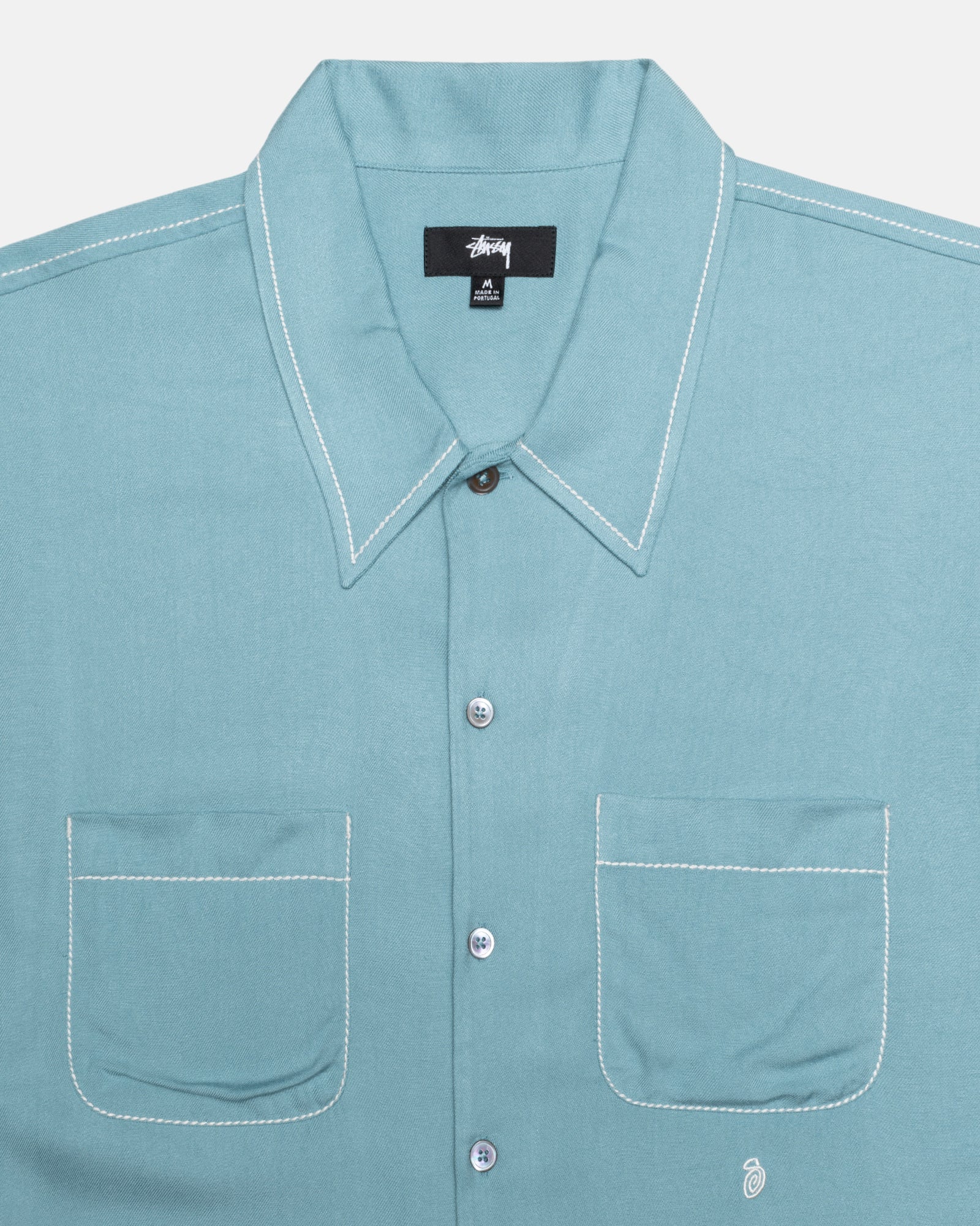 CONTRAST PICK STITCHED SHIRT